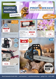 Aktueller PROFI Wesch Baumärkte Prospekt für Wanfried: KOMPETENT. PERSÖNLICH. REGIONAL. mit 8} Seiten, 17.01.2026 - 24.01.2026