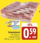 Aktuelle Schweinebauch Angebote bei E center in Würzburg Aktuelles Schweinebauch mit Rippen, zugeschnitten Angebot bei E center in Würzburg ab 0,59 €