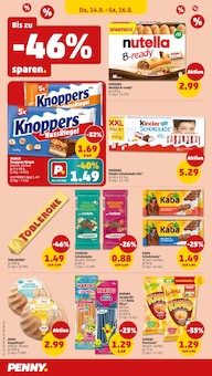 Nutella im aktuellen Penny Prospekt (Worms) Nutella im Penny Prospekt "Wer günstig will, muss Penny." mit 36 Seiten (Worms)