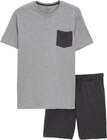 Pyjama court jersey homme - TEX en promo chez Carrefour Pyjama court jersey homme - TEX dans le catalogue Carrefour