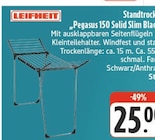 Pegasus 150 Solid Slim Black im EDEKA Prospekt Pegasus 150 Solid Slim Black von Leifheit im aktuellen EDEKA Prospekt für 25,00 €