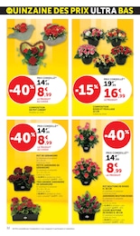 Prix et réduction Géranium dans le prospectus Super U en cours Offre Géranium dans le catalogue Super U du moment à la page 32