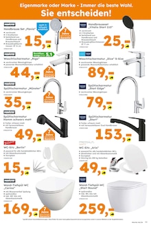 Duschbrause im Globus-Baumarkt Prospekt "Immer eine Idee besser" mit 12 Seiten (Mannheim)