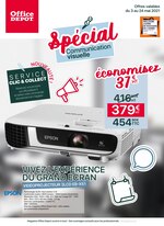 Catalogue Office DEPOT à Saint-Ouen-l'Aumône, avec 12 pages Prospectus Office DEPOT à Saint-Ouen-l'Aumône, "Spécial communication visuelle", 12 pages, 03/05/2021 - 24/05/2021