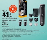 Tondeuse tout-en-un séries 5 - BRAUN en promo chez E.Leclerc Tondeuse tout-en-un séries 5 - BRAUN dans le catalogue E.Leclerc