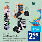 Rutschen im ALDI SÜD Prospekt Anti-Rutsch-Socken von LILY & DAN im aktuellen ALDI SÜD Prospekt für 2,99 €
