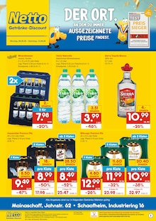 Aktueller Netto Marken-Discount Prospekt (Aschaffenburg, 2 Seiten zum blättern Netto Marken-Discount Prospekt DER ORT, AN DEM DU IMMER AUSGEZEICHNETE PREISE FINDEST. mit 2 Seiten