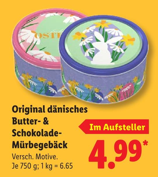 Original dänisches Butter- & Schokolade-Mürbegebäck