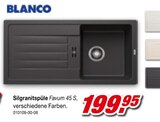 Silgranitspüle Favum 45 S im Angebot bei Möbel AS in Aalen Silgranitspüle Favum 45 S Angebote von BLANCO bei Möbel AS Aalen für 199,95 €