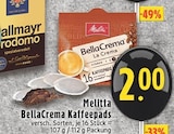 BellaCrema Kaffeepads im Angebot bei EDEKA in Krefeld BellaCrema Kaffeepads Angebote von Melitta bei EDEKA Krefeld für 2,00 €