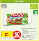 Bûche de chèvre bio - Soignon à 1,18 € dans le catalogue Intermarché Super