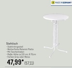 Stehtisch für 57,11 € bei METRO im Angebot Stehtisch im aktuellen METRO Prospekt