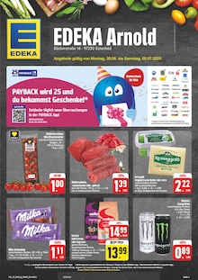 EDEKA Prospekt der Woche "Wir lieben Lebensmittel!" Seite 1, 30.06.2025 bis 05.07.2025 für Estenfeld Aktueller EDEKA Prospekt "Wir lieben Lebensmittel!" Seite 1 von 28 Seiten für Estenfeld