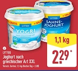 Joghurt nach griechischer Art XXL Angebote von LYTTOS bei ALDI Nord Bad Oeynhausen für 2,29 €