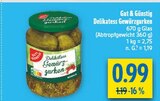Delikatess Gewürzgurken im diska Prospekt Delikatess Gewürzgurken von Gut & Günstig im aktuellen diska Prospekt für 0,99 €