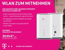 Bührs Telekommunikations GmbH & Co.KG Lingen - SPEEDBOX INKLUSIVE 100 GB/MONAT SPEEDBOX INKLUSIVE 100 GB/MONAT Angebot bei Bührs Telekommunikations GmbH & Co.KG Lingen im Prospekt ES GEHT WIEDER LOOOS