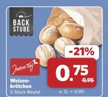 combi - Weizenbrötchen Angebot im Prospekt Weizenbrötchen bei combi im Prospekt "" für 0,75 €