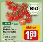Bio Mini Cherry Rispentomaten Angebote von REWE Bio bei REWE Bocholt für 1,69 €