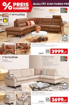 Ecksofa im aktuellen porta Möbel Prospekt (Bielefeld) Ecksofa im porta Möbel Prospekt "PREIS HAMMER" mit 16 Seiten (Bielefeld)