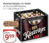 Edelpils Angebote von Köstritzer bei GLOBUS Hoyerswerda für 9,99 €