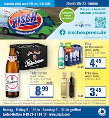 Zisch Prospekt für Emden mit 1 Seite Zisch Prospekt für Emden: "Aktuelle Angebote", 1 Seite, 07.04.2026 - 11.04.2026