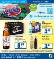 Zisch Getränkemärkte Prospekt der aktuellen Woche mit 1 Seite, gültig von 07.04.2026 bis 11.04.2026, in Emden und Umgebung Aktueller Zisch Getränkemärkte Prospekt in Emden und Umgebung, "Aktuelle Angebote" mit 1 Seite, 07.04.2026 - 11.04.2026