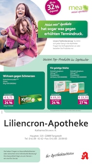 Aktueller mea - meine apotheke Prospekt (Tangstedt, 4 Seiten zum blättern mea - meine apotheke Prospekt Unsere September-Angebote mit 4 Seiten
