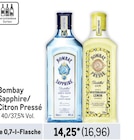 Sapphire/Citron Pressé Angebote von Bombay bei Metro Neunkirchen für 16,96 €