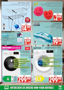 Waschmaschine im E center Prospekt "Top Angebote" mit 36 Seiten (Rostock)