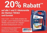 1 l Motoröl Angebote von Eurolub bei GLOBUS Kaarst
