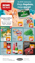 REWE Prospekt für Kamp-Lintfort: "Dein Markt", 34 Seiten, 29.09.2025 - 04.10.2025