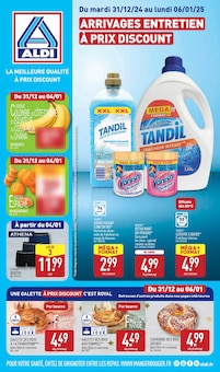 Prospectus Aldi à Talange, "ARRIVAGES ENTRETIEN À PRIX DISCOUNT", 42 pages de promos valables du 31/12/2024 au 06/01/2025