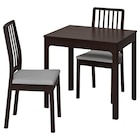 Tisch und 2 Stühle dunkelbraun/Orrsta hellgrau Angebote von EKEDALEN / EKEDALEN bei IKEA Heidelberg für 288,98 €