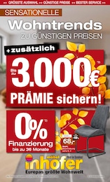 Aktueller Möbel Inhofer Möbel & Einrichtung Prospekt für Langenenslingen: Wohntrends zu günstigen Preisen! mit 12} Seiten, 17.09.2025 - 11.10.2025