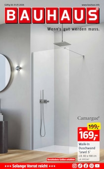 BAUHAUS Prospekt Aktuelle Angebote KW 01 mit 14 Seiten
