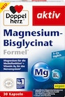 Magnesium Bisglycinat Kapseln 30 St von Doppelherz für 6,95 € bei dm-drogerie markt im Angebot Magnesium Bisglycinat Kapseln 30 St von Doppelherz im aktuellen dm-drogerie markt Prospekt