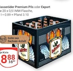 Premium Pils Angebote von Hasseröder bei GLOBUS Zwickau für 8,88 €