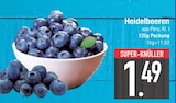 Heidelbeeren im EDEKA Prospekt Heidelbeeren von im aktuellen EDEKA Prospekt für 1,49 €
