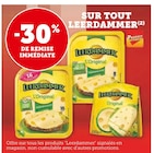 -30% de remise immédiate sur tout Leerdammer à Hyper U dans Les Herbiers