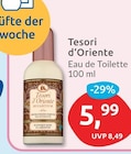 Eau de Toilette von Tesori d'Oriente für 5,99 € bei budni im Angebot Eau de Toilette von Tesori d'Oriente im aktuellen budni Prospekt
