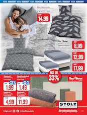 Aktueller Kaufhaus Stolz Prospekt mit Bettwäsche, "STOLZ. Das Kaufhaus im Norden.", Seite 15