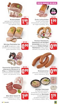 Wurst im aktuellen EDEKA Prospekt (Heilbronn) Wurst im EDEKA Prospekt "Aktuelle Angebote" mit 50 Seiten (Heilbronn)