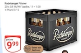 Aktuelle Radeberger Angebote bei GLOBUS in Leipzig Aktuelles Pilsner Angebot bei GLOBUS in Leipzig ab 9,99 €