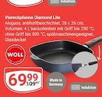 Viereckpfanne Diamond Lite Angebote von WOLL bei GLOBUS Gotha für 69,99 €