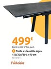 Promo Table extensible agra 150/200/250 x 90 cm à 499,00 € dans le catalogue Mr.Bricolage à Cannes