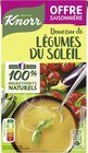 Soupe Liquide Douceur de Légumes du Soleil - KNORR en promo chez Géant Casino Soupe Liquide Douceur de Légumes du Soleil - KNORR dans le catalogue Géant Casino