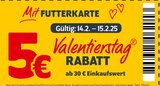 5€ Valentierstag RABATT bei Das Futterhaus im Nürnberg Prospekt für 