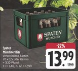 Aktuelle Bier Angebote bei EDEKA in Weiden (Oberpfalz) Aktuelles Münchner Bier Angebot bei EDEKA in Weiden (Oberpfalz) ab 13,99 €