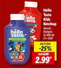 Taste Kids Ketchup für 2,99 € bei Lidl im Angebot Taste Kids Ketchup im aktuellen Lidl Prospekt
