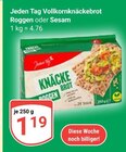Vollkornknäckebrot Roggen Angebote von Jeden Tag bei GLOBUS Siegen für 1,19 €